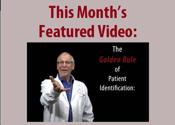 Video of the month: patient identification